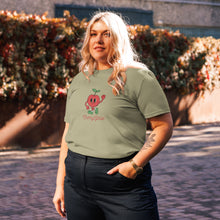 Load image into Gallery viewer, Cherry Girlie- Unisex organic cotton t-shirt