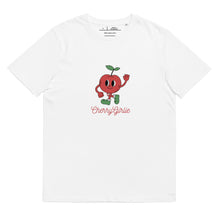 Load image into Gallery viewer, Cherry Girlie- Unisex organic cotton t-shirt