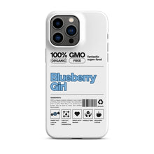 Load image into Gallery viewer, Blueberry Girl Ingredient List iPhone® Case

