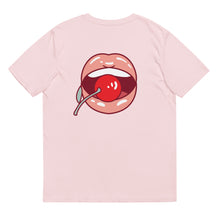Load image into Gallery viewer, Cherry Girlie- Unisex organic cotton t-shirt
