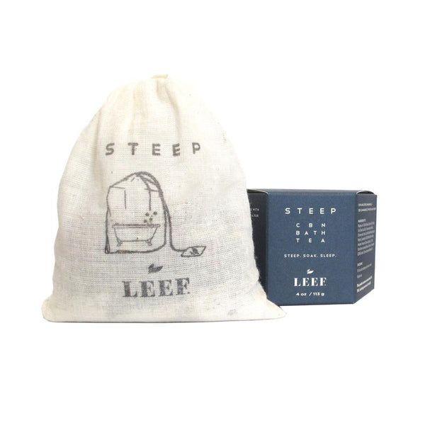 STEEP CBN BATH TEA- LEEF Organics